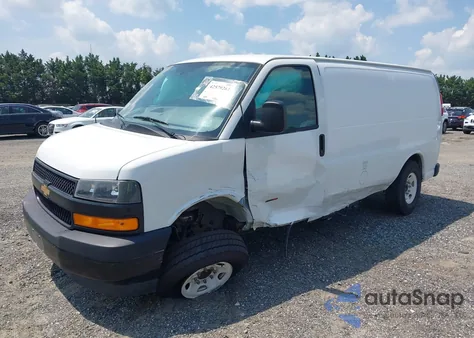 2022 Chevrolet Express Cargo Rwd 2500 Regular Wheelbase Wt z USA, uszkodzony, nr VIN 1GCWGAF13N1243010